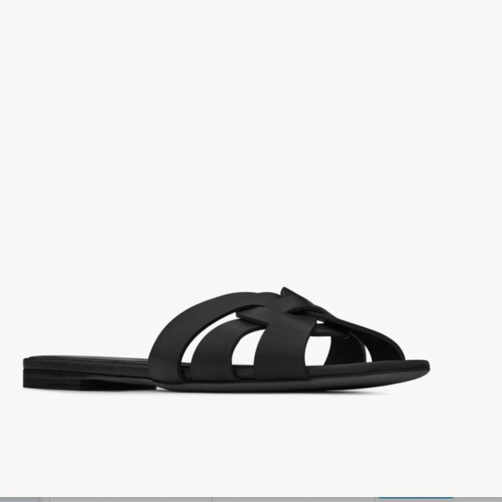 Saint Laurent Tribute Nu Pieds 05 leather sandals - Picture 3 of 6